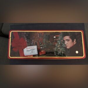 Elvis Presley candy tin